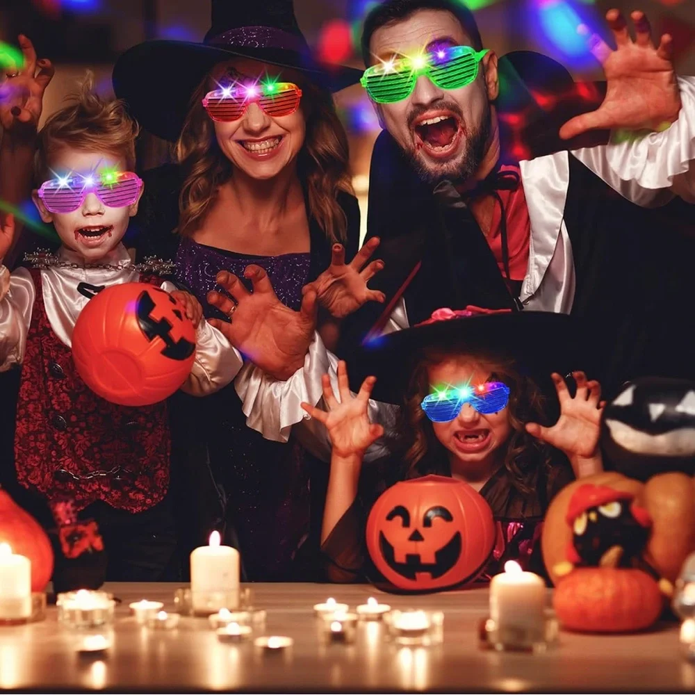 NWT 85pc LED Glasses, 5 Colors‎ Light Up Glasses with 3 Light Modes